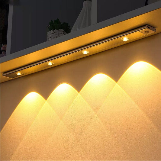 Ultra-Thin LED Closet Light with Motion Sensor and Adjustable Brightness